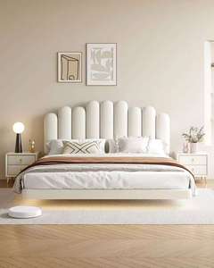Nouvelle Arrivée 2026 <span class=keywords><strong>Prix</strong></span> de Gros Lit Double King Size Queen Size à Sommier Suspendu avec Veilleuse - Product Image 2