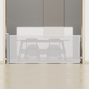 Puerta de Seguridad Retráctil para Bebés y Mascotas, Barrera Extra Ancha para Perros y Gatos, Puerta de Seguridad Ajustable OEM para el Hogar - Product Image 5