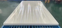 Feuille de plastique flexible HDPE colorée 4x8, feuille de plastique pliable bicolore personnalisée