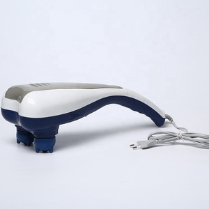 Masajeador Eléctrico de Cuerpo Completo de Doble Cabezal con Velocidad <span class=keywords><strong>Variable</strong></span>, Martillo de Masaje Corporal de Infrarrojos Lejanos para Masaje de Cuello, Espalda y Piernas - Product Image 1