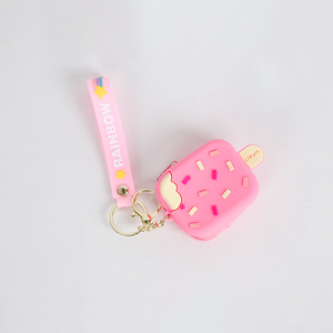 Simpatici cartoni animati in PVC con cerniera per <span class=keywords><strong>portamonete</strong></span> in stile straniero in diagonale da bambina con motivo a forma di caramella - Product Image 4