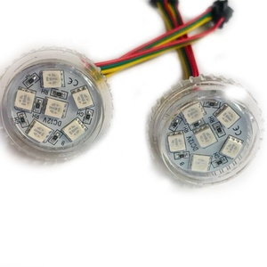 Luz de punto de diversión impermeable, iluminación funfair de 30mm, 6LED, 24V, luces de Carnaval - Product Image 3