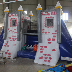 Structure gonflable d'escalade avec toboggan et parcours d'obstacles pour la location commerciale de fêtes d'enfants en extérieur - Product Image 1