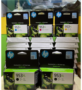Cartuchos de Tóner H P 953xl Negros, Cian, Amarillo y Magenta en Empaque a Granel para Impresora, Originales y Completos - Product Image 2