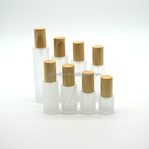 Bouteilles de brouillard en verre de cylindre de luxe pour ampoule d'attar d'huile essentielle de sérum de tequila avec pompe de distributeur de parfum <span class=keywords><strong>Seru</strong></span> - Product Image 5