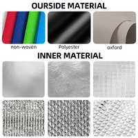 Sac Isotherme Fourre-tout pour Déjeuner, Boîte à Bento avec Feuille d'Aluminium Épaisse, Sac Repas Imperméable pour Stockage Alimentaire