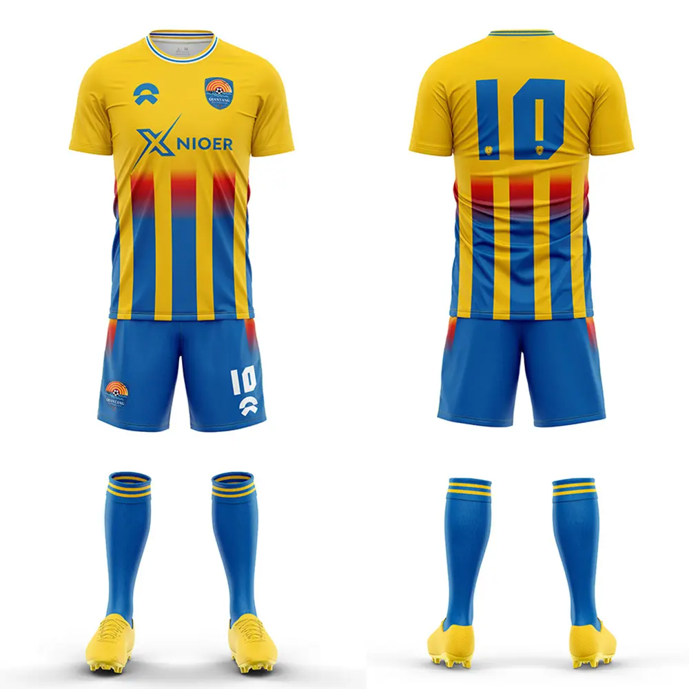 Conception personnalisée club marque maillots de l'équipe de football 21-22 match international vintage maillot de football
