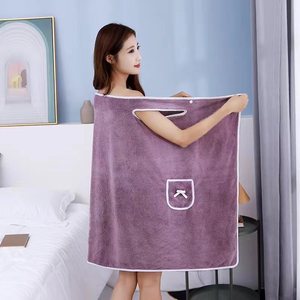 2026 Women Wearable Long Flannel <b>Bathrobe</b> <b>Towel</b> Thick Night Fleece Bath Robe - Product Image 3