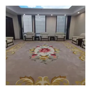 באיכות גבוהה בעבודת יד פרחוני דפוס שטיחים עבור 5 כוכבים מלון ניו זילנד צמר שטיח שטיחים handtufted שטיח