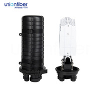 Boîtier de raccordement optique extérieur Unionfiber 96 fibres, type dôme, IP68, pour câble FTTH extérieur, 2 entrées 4 sorties