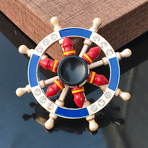 Nuevo DISEÑO DE TIMÓN Metal <span class=keywords><strong>Fidget</strong></span> Spinners Juguetes Doble capa Dedo Aleación de zinc Colorido Mano <span class=keywords><strong>Spinner</strong></span> Metal Mano <span class=keywords><strong>Fidget</strong></span> <span class=keywords><strong>Spinner</strong></span> - Product Image 4