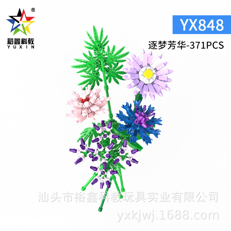 ไล่ตามความฝันในวัยเยาว์ (จัดดอกไม้ 371 ชิ้น) YX848