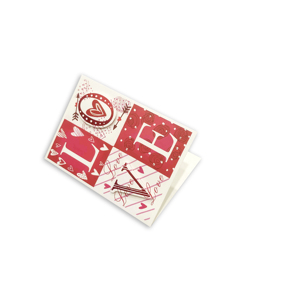 Ngày Lễ Tình Nhân Dập Nóng Màu Đỏ Một Thẻ Quà Tặng Với Phong Bì Thẻ Valentine Yêu Bạn Cho Lớp Học Trẻ Em - Product Image 2