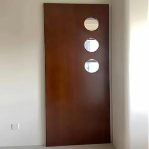 Porte fantôme invisible style ancien Cuisine Salle de bain Porte coulissante en verre Trackless Floating Retro Cave Porte en bois - Product Image 1