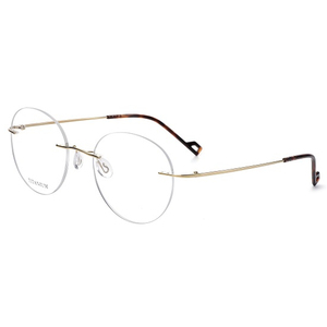 Siêu nhẹ Vòng Titan kính khung tinh khiết titan không khung không có vành kính khung quang học kính mắt kính người đàn ông Phụ nữ - Product Image 1