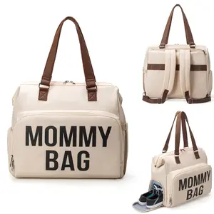 Grands sacs multifonctionnels de haute qualité personnalisés pour la conservation de la chaleur produits de voyage pour bébés momie sacs à couches fourre-tout