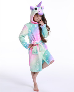 Peignoirs <span class=keywords><strong>de</strong></span> bain licorne pour enfants Peignoir d'hiver pour enfants Kigurumi Animal Flanelle Vêtements <span class=keywords><strong>de</strong></span> <span class=keywords><strong>nuit</strong></span> Garçons Filles Pyjamas <span class=keywords><strong>Chemise</strong></span> <span class=keywords><strong>de</strong></span> <span class=keywords><strong>nuit</strong></span> - Product Image 4