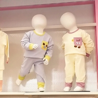 Ensemble complet de mannequins bébé en fibre de verre avec tête, pour affichage de vêtements pour enfants (debout, assis, ramper)