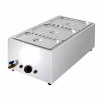 Matériel de restauration pour hôtels et restaurants, bain-marie de table en acier inoxydable 201/304 avec contrôle précis de la température