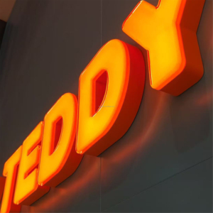 แบบอักษรส่องสว่าง3D ที่ปรับแต่งได้และป้ายอิเล็กทรอนิกส์สำหรับการสร้างผนังภายนอกและโฆษณาชื่อร้านค้า - Product Image 3