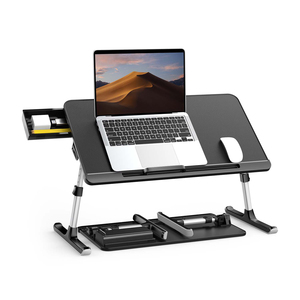 Bureau de lit réglable SAIJI <span class=keywords><strong>avec</strong></span> support pour ordinateur portable pliable et plateau de rangement pour manger ou pour le lit - Product Image 1