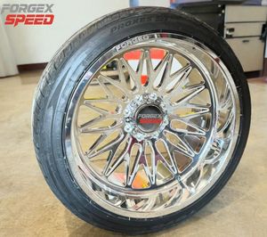 Jante forgée Forgex 22x14 24x12 26x16 6061-T6 roues de camion forgées sur mesure en aluminium pour Ford F250 F350 <span class=keywords><strong>Super</strong></span> <span class=keywords><strong>Duty</strong></span> <span class=keywords><strong>RAM</strong></span> 2500 <span class=keywords><strong>3500</strong></span> GMC - Product Image 3