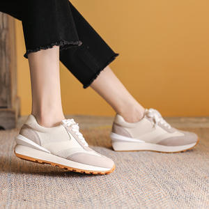 Zapatillas Deportivas para Mujer, Primavera 2022, Suela Gruesa, Estilo Casual, con Cordones, Cómodas, Zapatillas Deportivas con Plataforma - Product Image 6