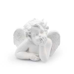 Décoration de la maison bureau décor pensée <span class=keywords><strong>buste</strong></span> ange garçon résine blanc ange statues - Product Image 1