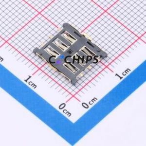 XKSIM-304 SIM Card Connector SMD Connector Plug-In Type Nano SIM Card Card Holder 1.35mm - Product Image 2