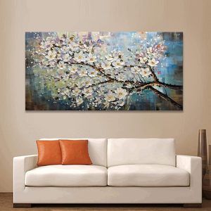 Dipinto a Olio di Fiori, <span class=keywords><strong>Arte</strong></span> Astratta 3D su Vetro, Dipinto a Mano, Decorazione Murale per Casa, Papier Peint Mural - Product Image 3