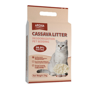 Lettiera per Gatti in Cristalli di Bentonite, Pino, Mais e Cassava, Profumata e Agglomerante, Prezzo all'Ingrosso OEM/ODM - Product Image 1
