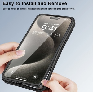 <span class=keywords><strong>Coque</strong></span> de téléphone magnétique 360° transparente intégrale <span class=keywords><strong>avant</strong></span> et arrière pour <span class=keywords><strong>iPhone</strong></span> 17 16 15 <span class=keywords><strong>11</strong></span> 12 13 14 <span class=keywords><strong>Pro</strong></span> <span class=keywords><strong>Max</strong></span> avec protection d'écran en silicone et acrylique - Product Image 5
