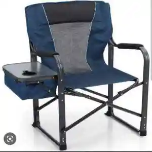 중국산 철제 튜브 사이드 테이블과 사이드 백 더블 레이어 플러스 면 온열 낚시 의자가있는 확장 된 접이식