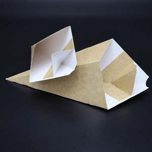 Scatola in Cartone Kraft Personalizzata per Imballaggio Alimentare <span class=keywords><strong>di</strong></span> Patatine Fritte <span class=keywords><strong>da</strong></span> <span class=keywords><strong>Cucina</strong></span> - Product Image 2