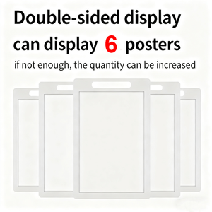 Exhibidor de Menú <span class=keywords><strong>Tipo</strong></span> V Personalizado Moderno, Carpeta de Menú Comercial de Múltiples Páginas para Tarjetas de Presentación, Acrílico Reciclable, Soporte para Letreros, Restaurante, Cafetería - Product Image 6