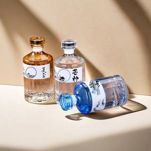 Envase de Botella de Vidrio para Whisky de Montaña de 500 ml, Decantador de Whisky Peak Mountain de 750 ml - Product Image 5