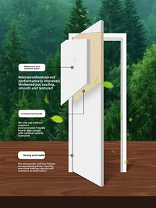 Meixin Solid Wood Finished Waterproof Paint-Free Bedroom Interior <strong>Door</strong> Modern Simple Custom <strong>Door</strong> 9217 - Product Image 5