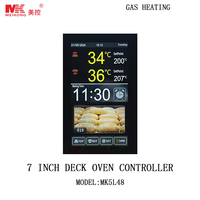 Thermostat intelligent à écran tactile MEIKONG 7 pouces, contrôleur de température pour four en plastique, ODM, indice de protection IP67, garantie d'un an - Vente chaude