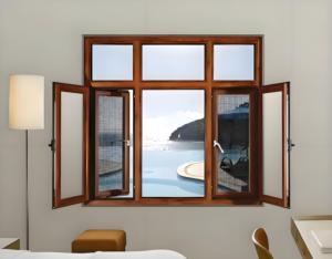 Hiện đại tùy chỉnh thiết kế Swing Cửa Cửa sổ biệt thự thép không gỉ flyscreen đôi Tempered Glass EPDM niêm phong Áp lực gió - Product Image 2