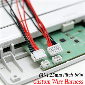 Câble de raccordement OEM avec boîtier JST GHR-06V, connecteur femelle 6 broches pas de 1,25 mm pour connexion de batterie et circuit imprimé d'appareils électroménagers - Product Image 1