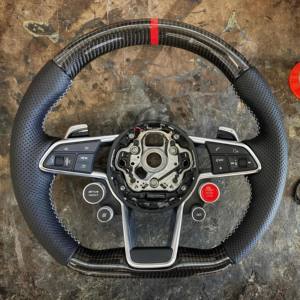 <span class=keywords><strong>Volant</strong></span> en fibre de carbone semi-carbone <span class=keywords><strong>S</strong></span> <span class=keywords><strong>Line</strong></span> avec LED pour <span class=keywords><strong>Audi</strong></span> A3 <span class=keywords><strong>A4</strong></span> A5 A6 <span class=keywords><strong>B7</strong></span> 8V B9 S3 S4 S5 RS3 RS4 RS5 RS6 RS7 C7 C8 Q5 Q7 - Product Image 6