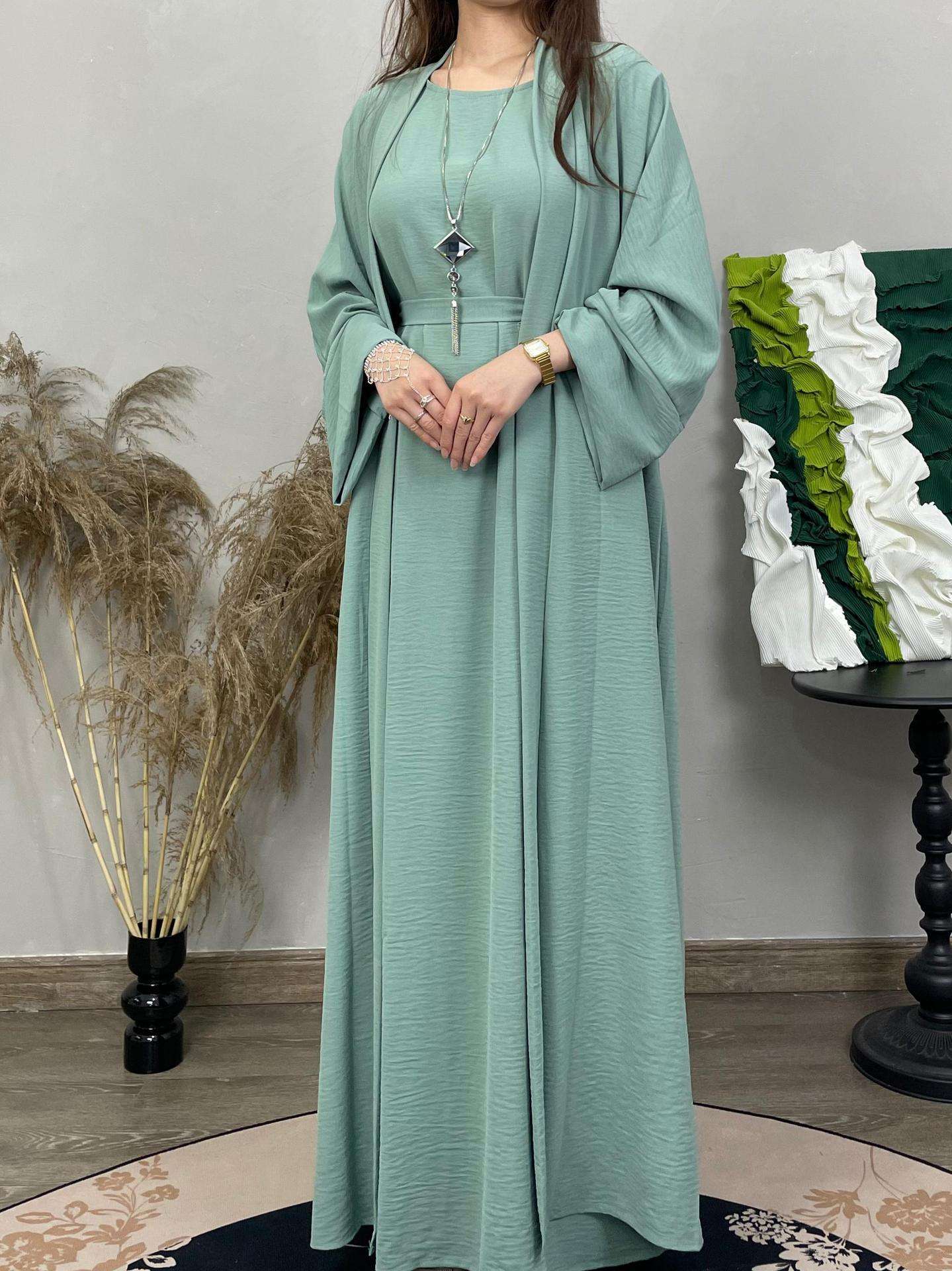 Mint green + headscarf