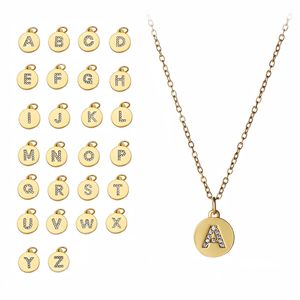 <span class=keywords><strong>จ</strong></span>ี้ตัวอักษร A-Z สแตนเลสสตีลแฟชั่น ประดับเพชร สำหรับ<span class=keywords><strong>ท</strong></span>ำสร้อยคอ DIY - Product Image 6