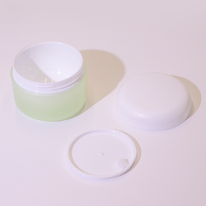 Rỗng mỹ phẩm Vòng PP đôi tường cơ thể chà bơ Mặt Kem container mỹ phẩm nhựa Kem <span class=keywords><strong>Jar</strong></span> với nắp - Product Image 1