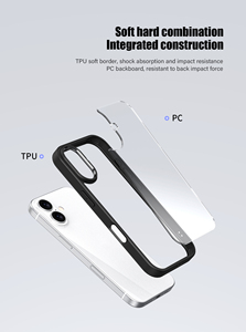 <span class=keywords><strong>2025</strong></span> xu hướng trong suốt sốc bằng chứng điện thoại trường hợp đối với iPhone 17 không khí Pro Max cao cấp thiết kế Cover quay lại Đối với Samsung S25 cộng với siêu - Product Image 4