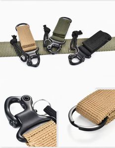 HK tipi Sling yapış kanca klipler taktik EDC kayış eki döner göz yapış kelepçe hızlı bırakma karabina toka - Product Image 1