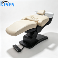 Chaise de lavage de cheveux de qualité supérieure pour spa capillaire, mobilier de luxe pour salon de beauté, lit de massage thaïlandais avec bol pour barbier