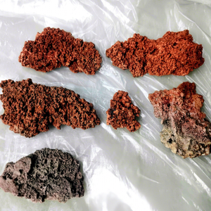 Cristal Rojo Natural, Colección de Minerales en Bruto, Especímenes Artísticos y Coleccionables, Muestra de Roca de Maharashtra, Minerales AK - Product Image 1
