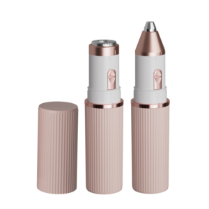 Recortador de cejas eléctrico para mujer, afeitadora portátil 2 en 1, depiladora indolora con forma de lápiz labial para pinzas faciales para el hogar - Product Image 5