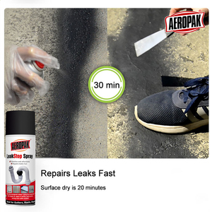 Aeropak 400ml <strong>Aerosol</strong> Adhesive Sealant Anti-leaking <strong>Quick</strong>-drying Black <strong>Color</strong> Waterproof Repair Sealant Spray Paint - Product Image 3